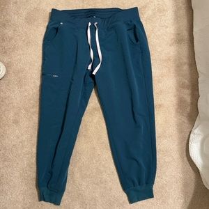 Zamora joggers in Caribbean blue